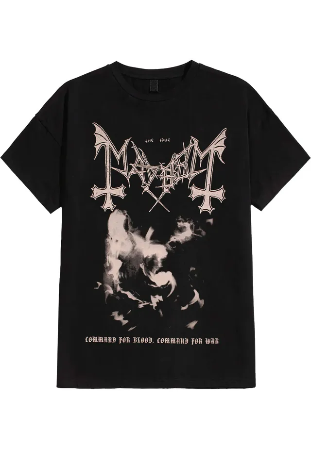 mayhem-command-for-blood-t-shirt-noir-manches-courtes image 1