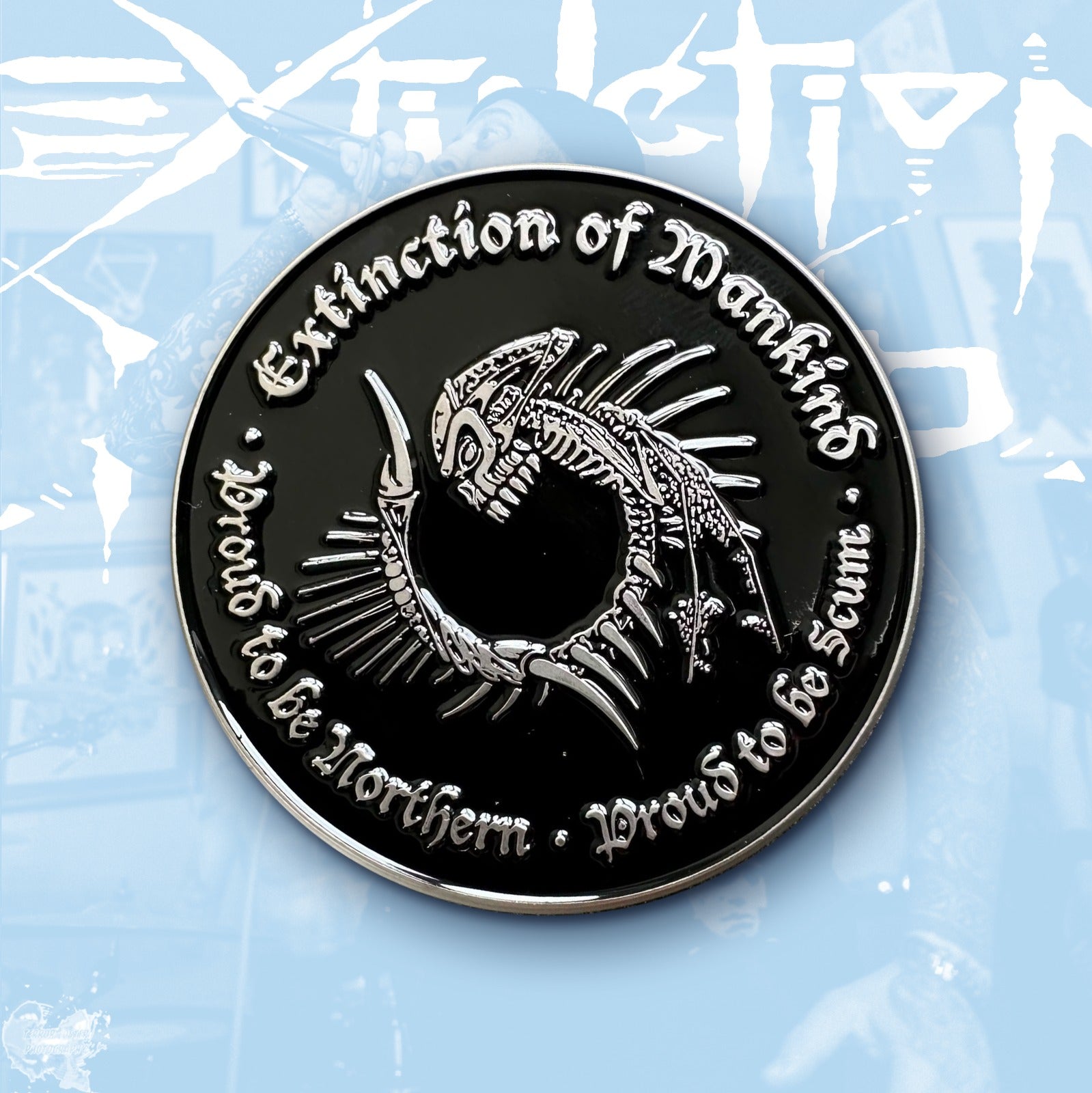 783punx-extinction-of-mankind-proud-scum-pin-s-mail-50-mm image 2