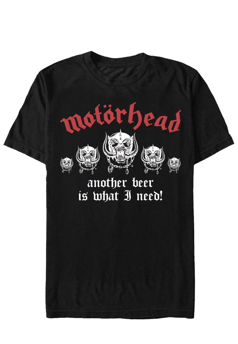 mot-rhead-another-beer-t-shirt-noir-homme-metal image 1