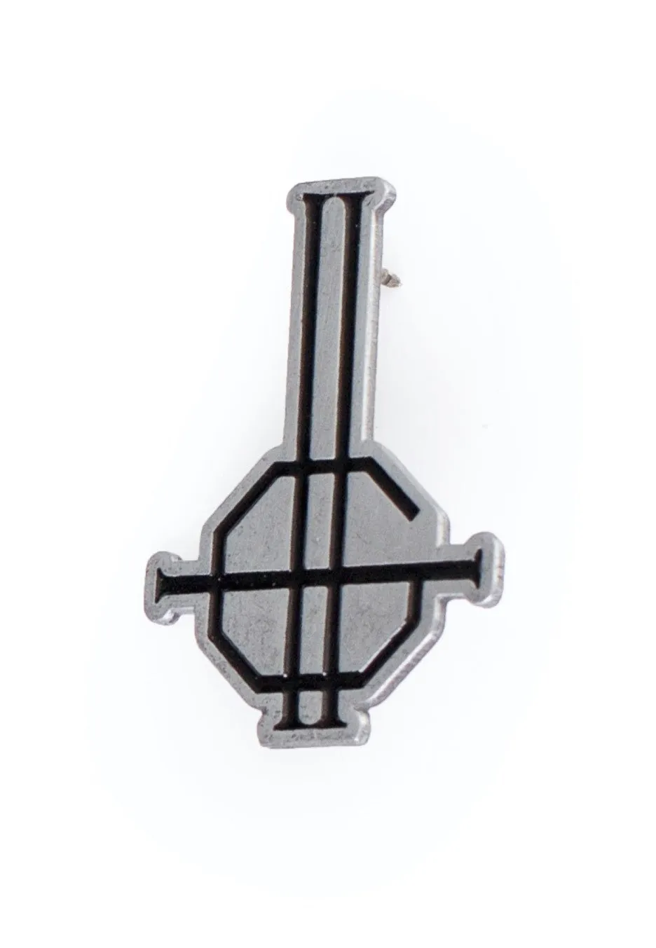 ghost-grucifix-pin-gris-mail-stoner-rock image 1