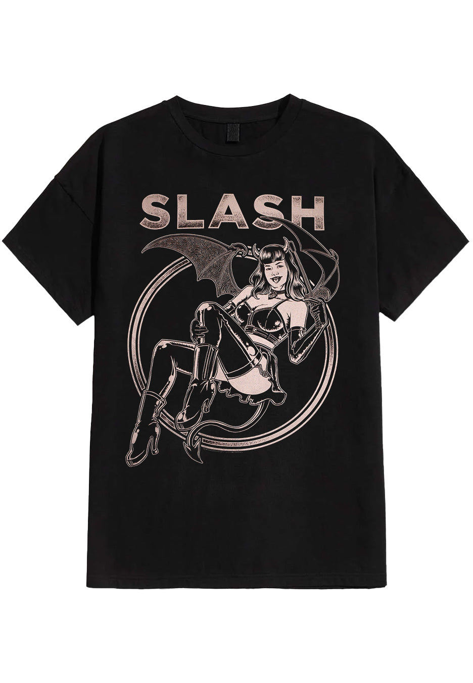 slash-devil-girl-t-shirt-noir-homme-m image 1
