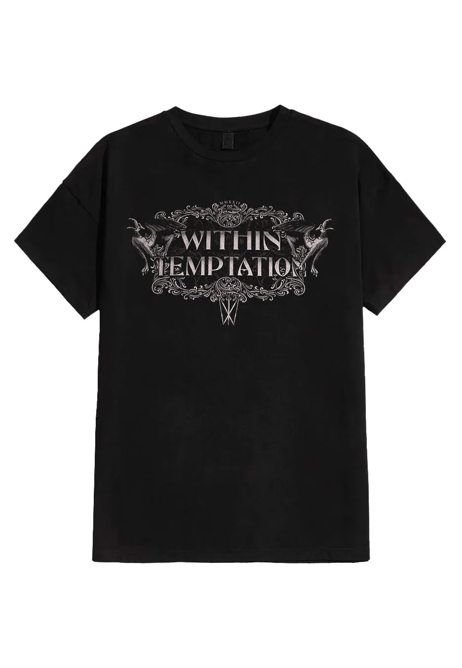 within-temptation-gargoyle-t-shirt-noir-homme-taille-m image 1