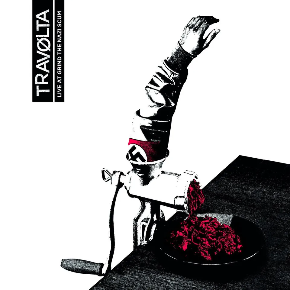 trav-lta-live-at-grind-the-nazi-scum-lp-vinyle-blanc image 1