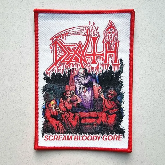 death-scream-bloody-gore-patch-tiss-bord-rouge image 1