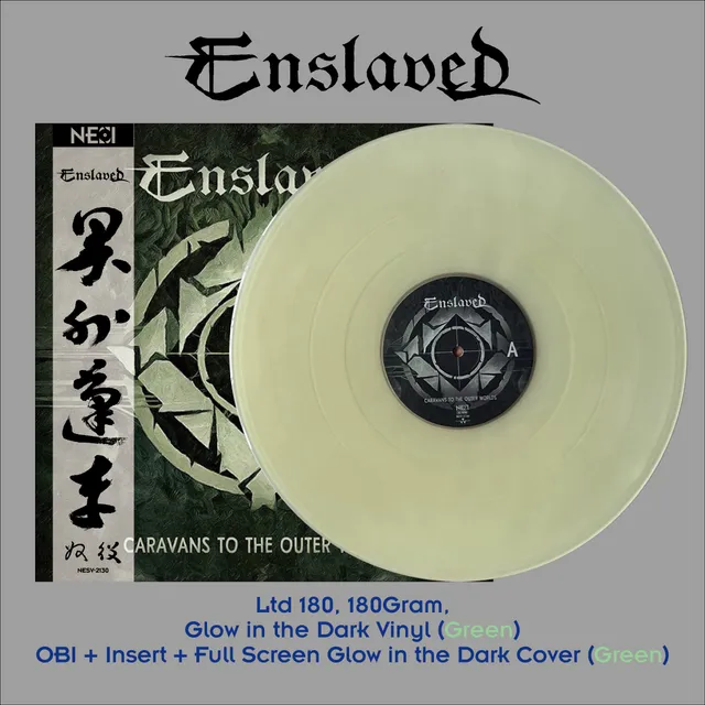 enslaved-caravans-to-the-outer-worlds-lp-vert-glow image 1