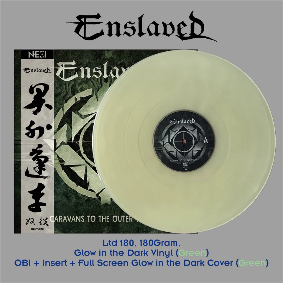 enslaved-caravans-to-the-outer-worlds-lp-vert-glow image 1