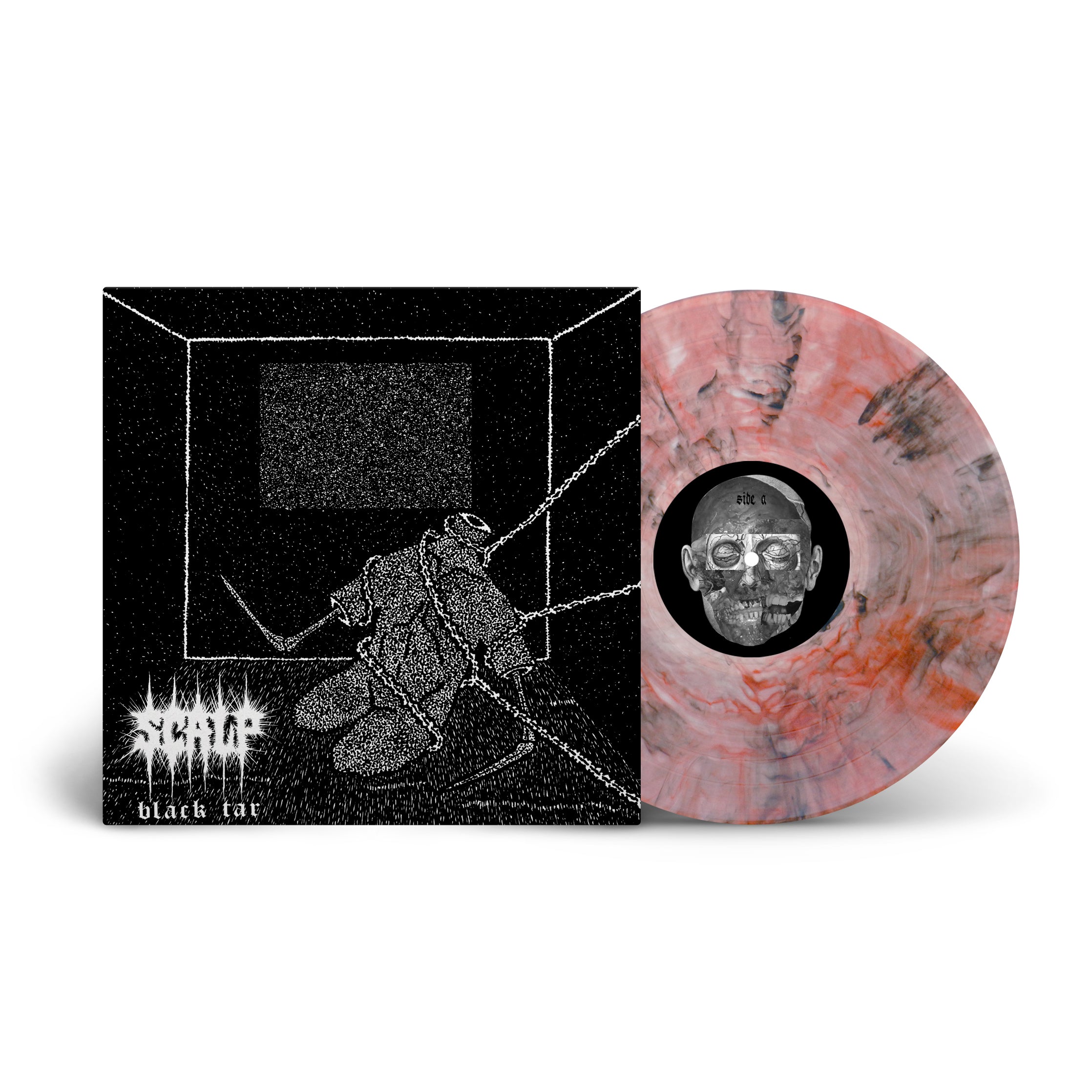 scalp-black-tar-vinyle-lp-white-blue-marble image 3