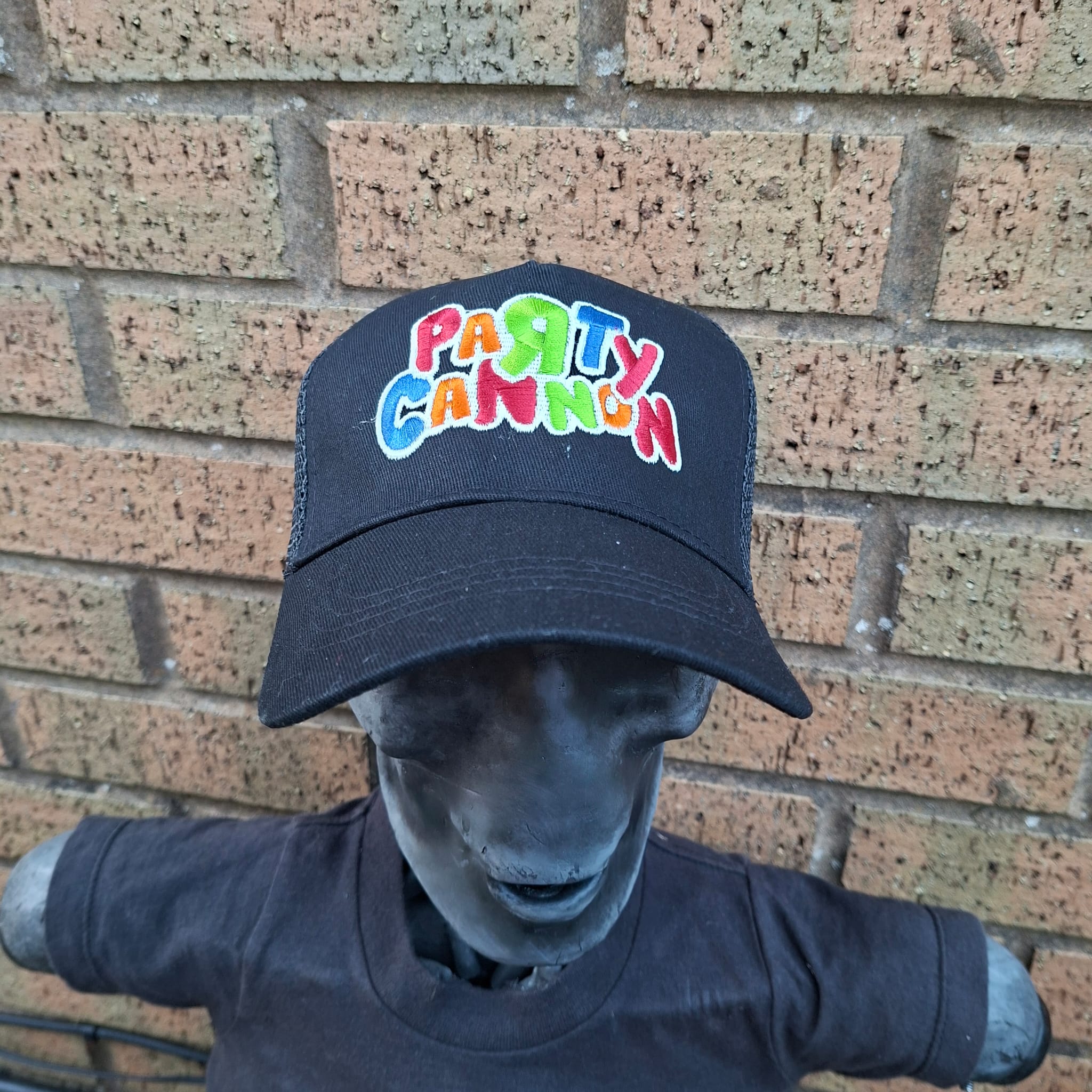 party-cannon-logo-casquette-trucker-phosphorescente image 3