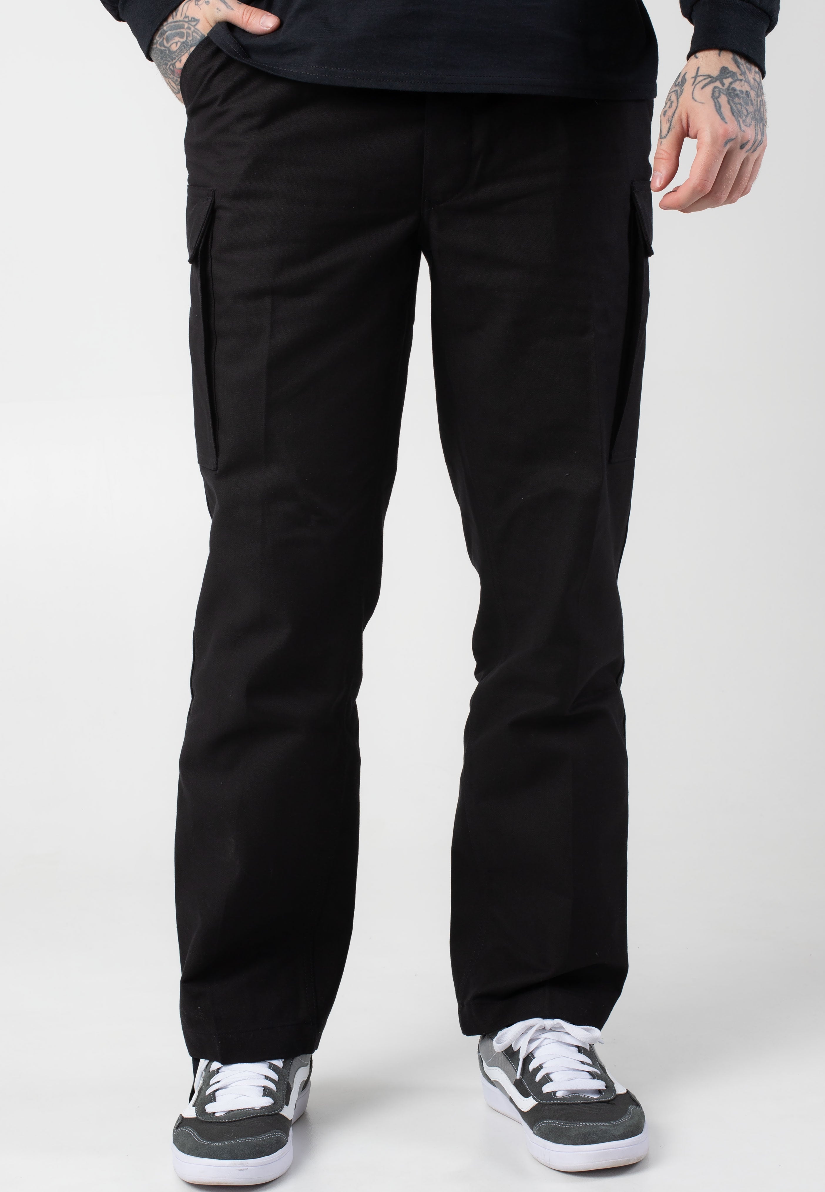 brandit-moleskin-original-black-pantalon-cargo-noir-coton image 1
