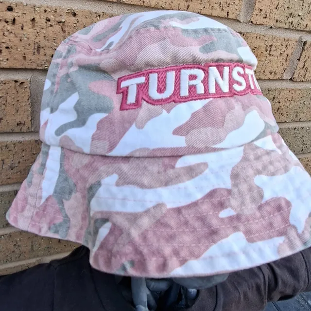 turnstile-logo-bob-bucket-hat-rose-camo-phosphorescent image 1