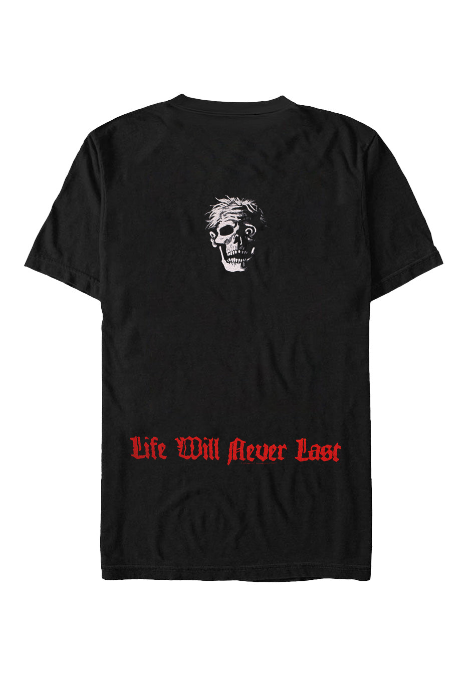 death-life-will-never-last-t-shirt-noir-death-metal-taille-m image 2