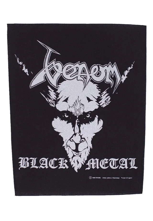 venom-black-metal-backpatch-dos-noir-polyester image 1