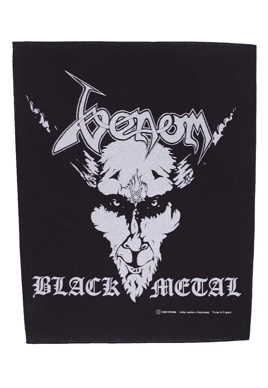 venom-black-metal-backpatch-dos-noir-polyester image 1