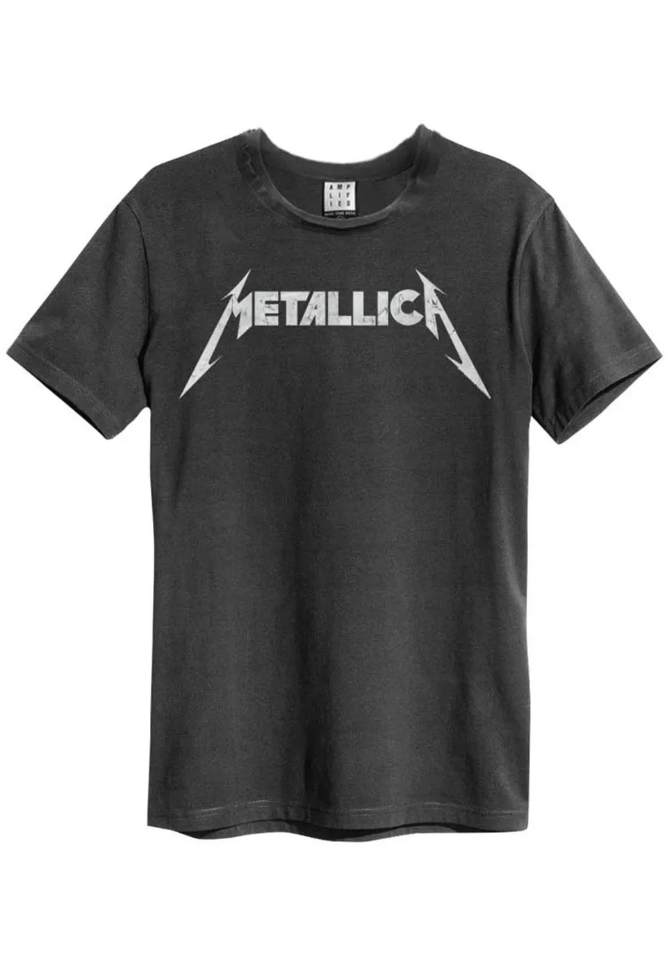 metallica-logo-charcoal-t-shirt-gris-thrash-metal image 1