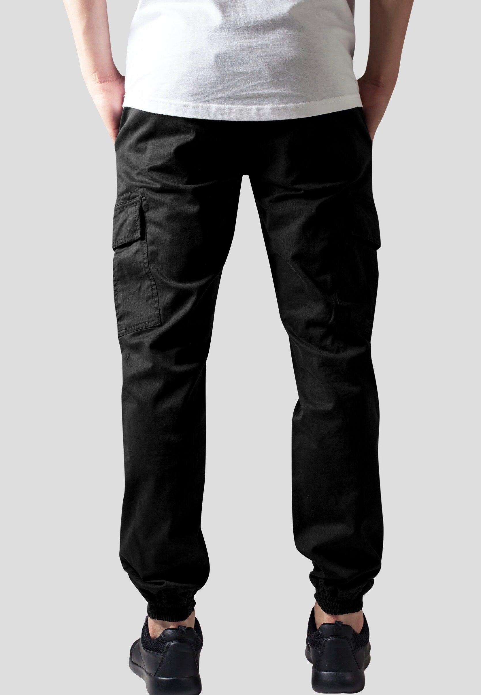 urban-classics-washed-cargo-twill-pantalon-cargo-noir-w30-coton image 8
