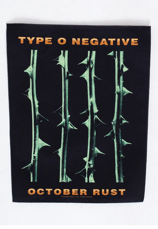 type-o-negative-october-rust-backpatch-multicolore-gothic-metal image 1