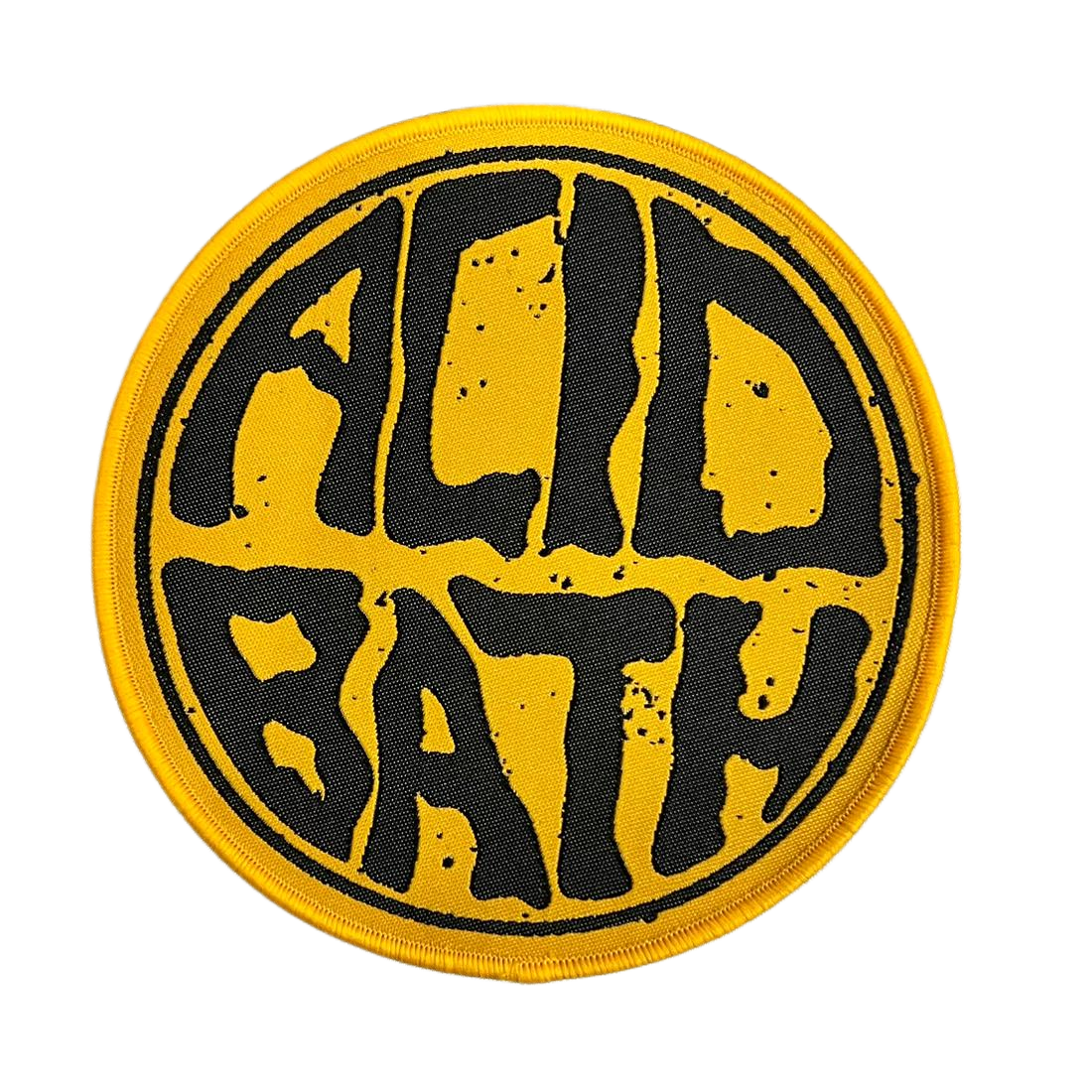 acid-bath-logo-patch-tiss-jaune-bordure-jaune image 3