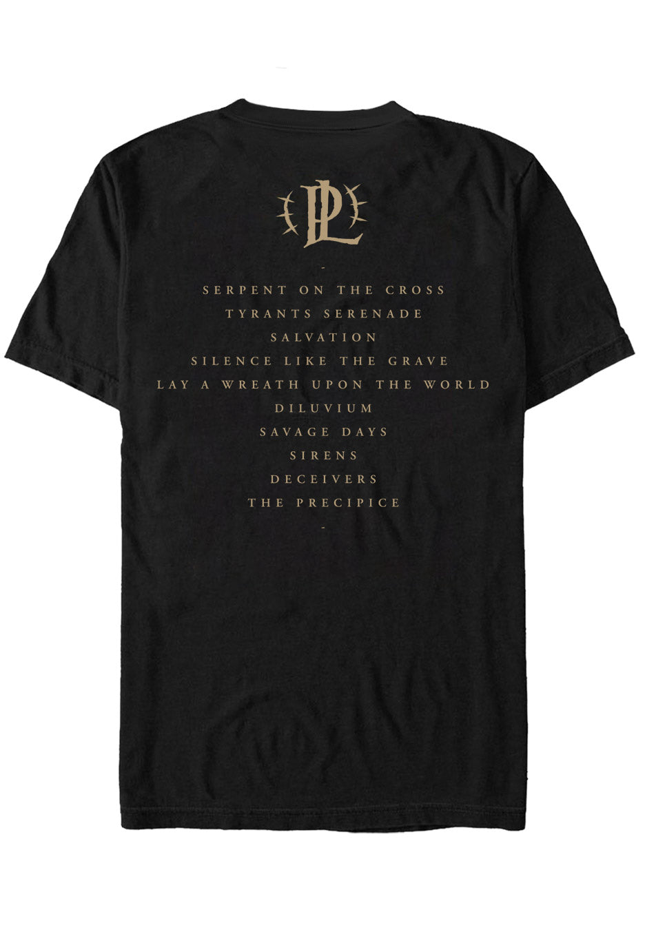 paradise-lost-ascension-tracks-t-shirt-metal-noir image 2