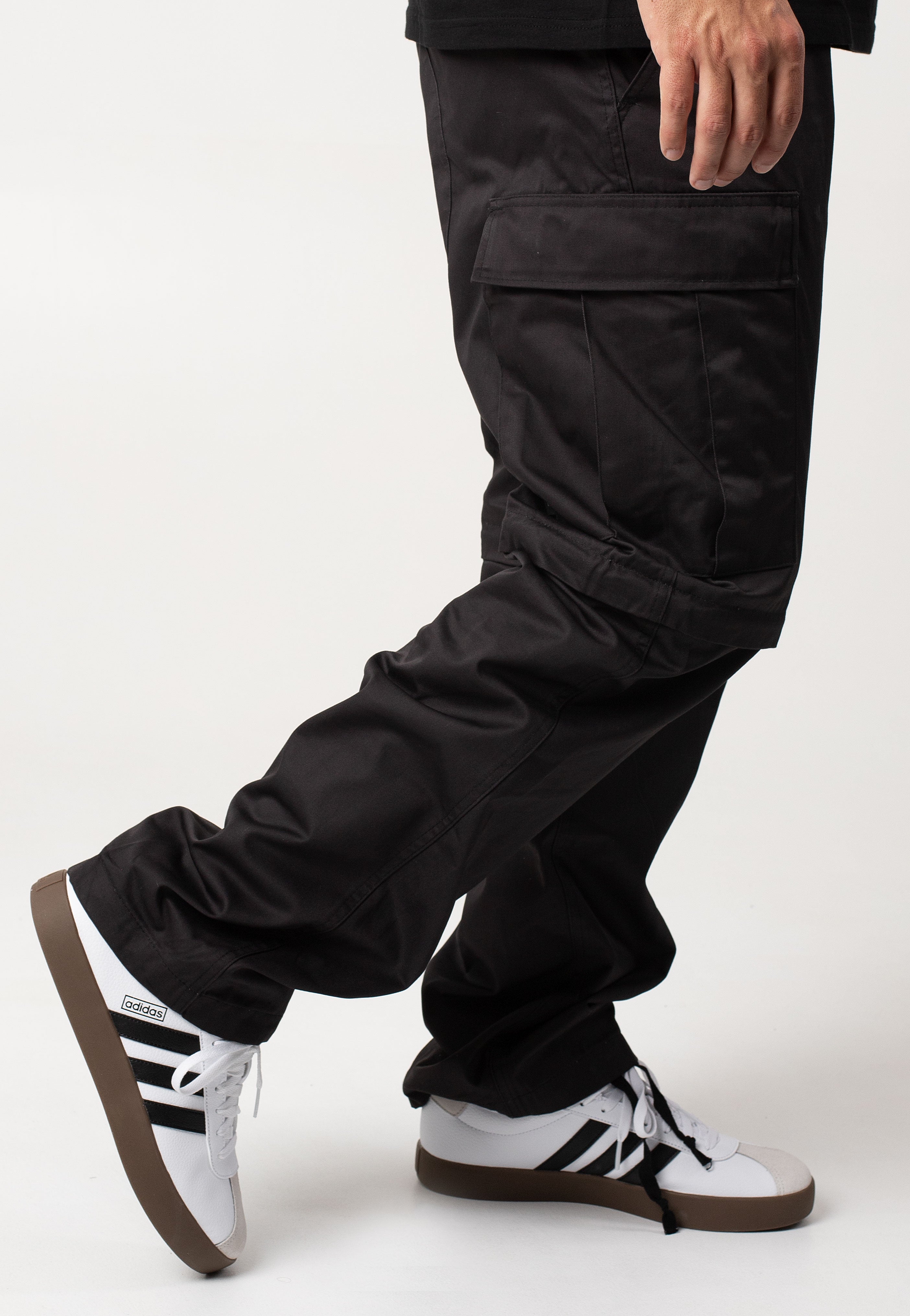 mil-tec-bdu-zip-off-pantalon-cargo-noir-coton image 2