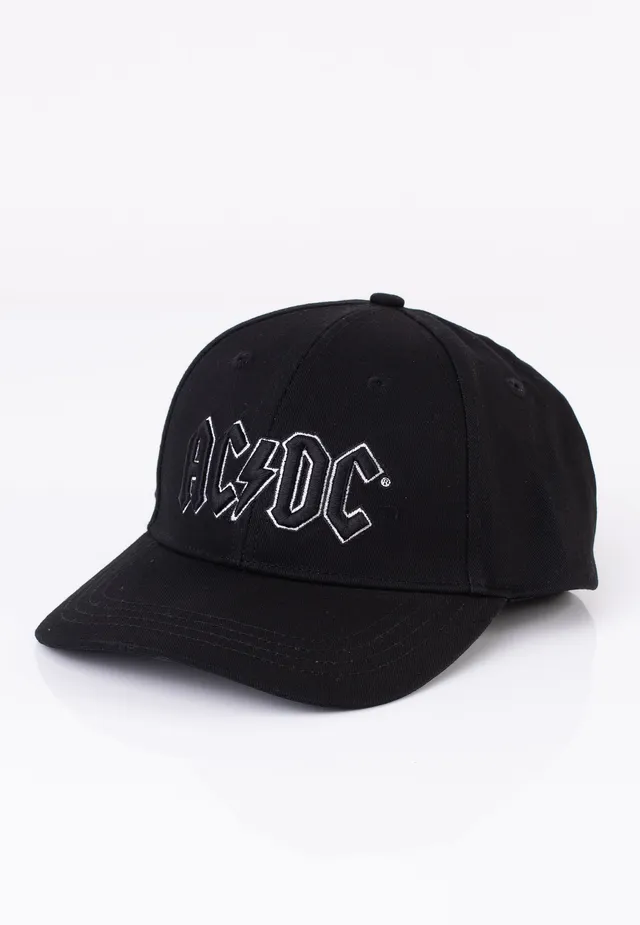 ac-dc-black-logo-casquette-noire-snapback-taille-unique image 1