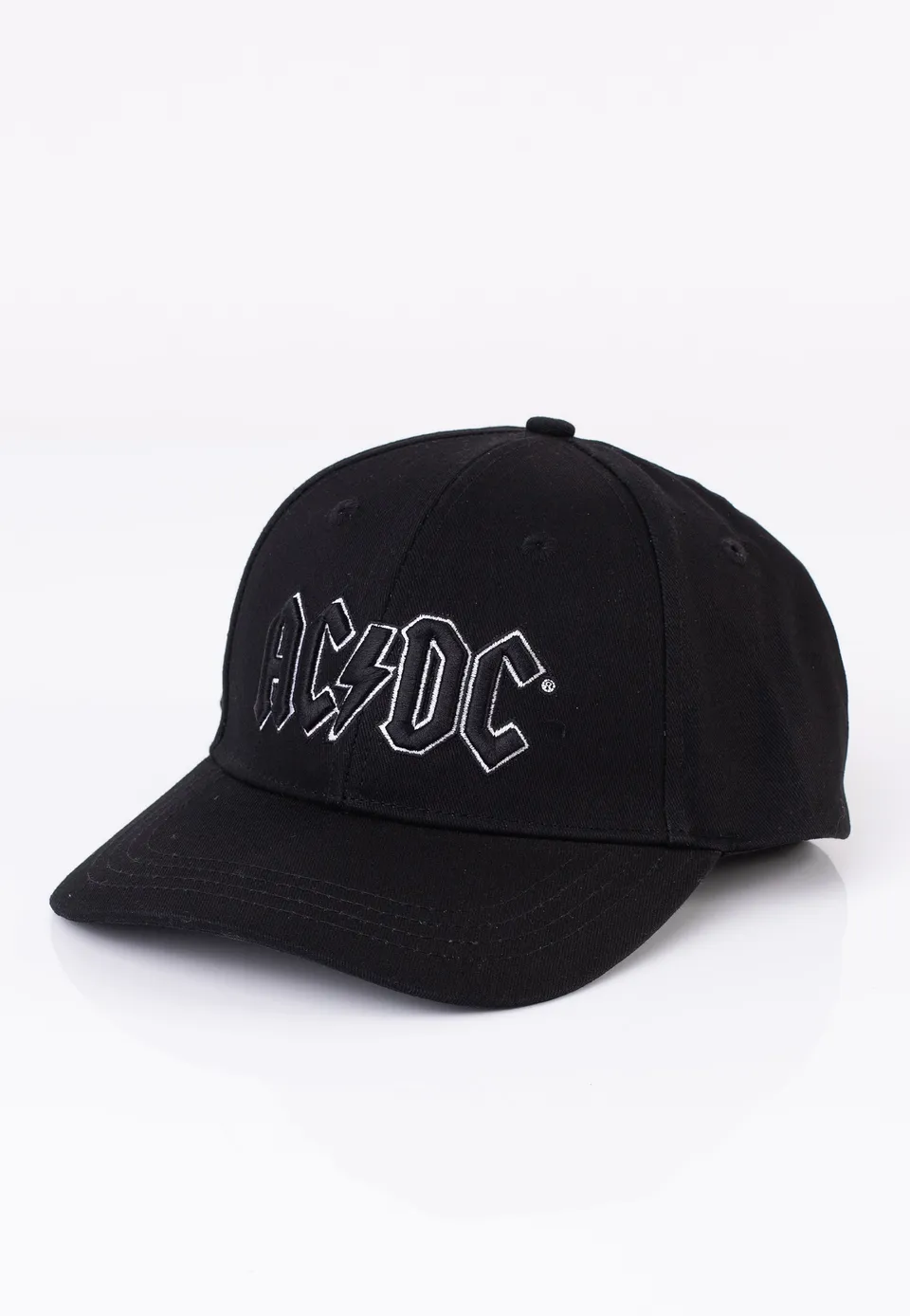ac-dc-black-logo-casquette-noire-snapback-taille-unique image 1