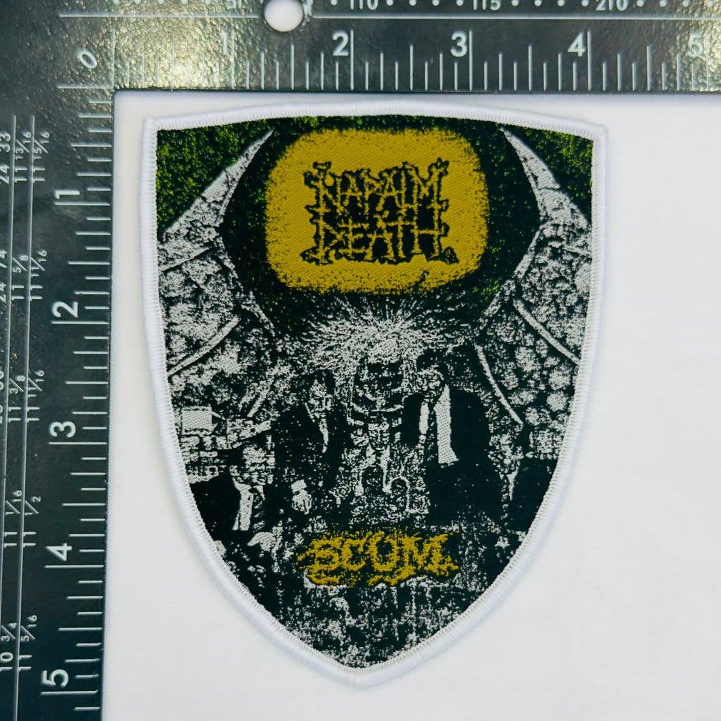 napalm-death-scum-patch-tiss-bordure-blanche image 3