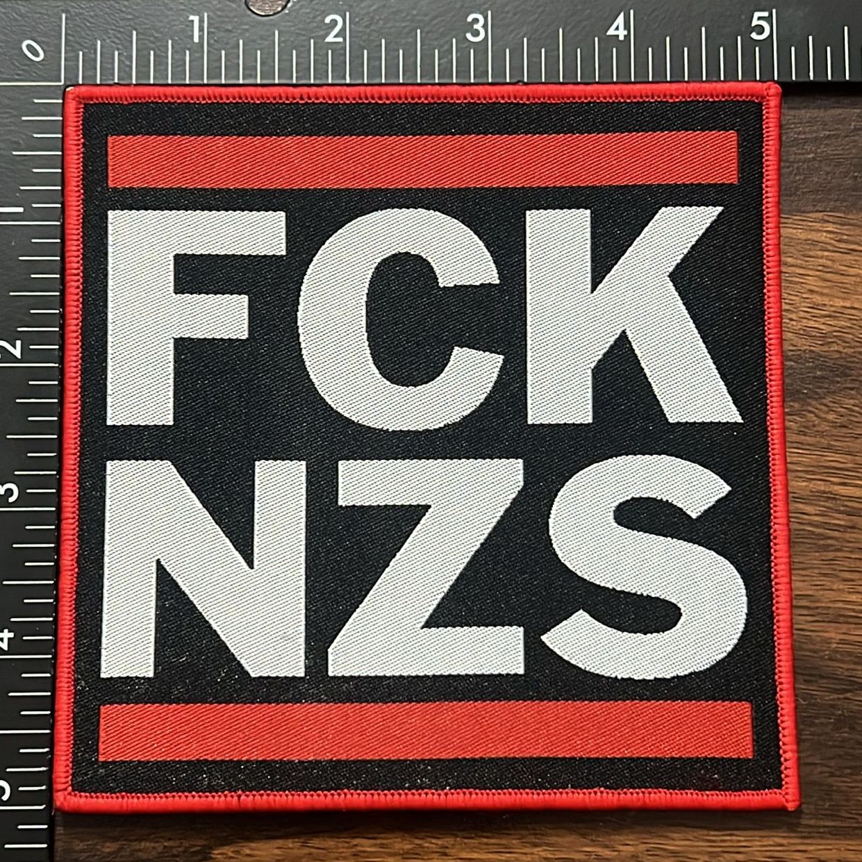 fck-nzs-cusson-tiss-patch-bord-blanc-small image 6