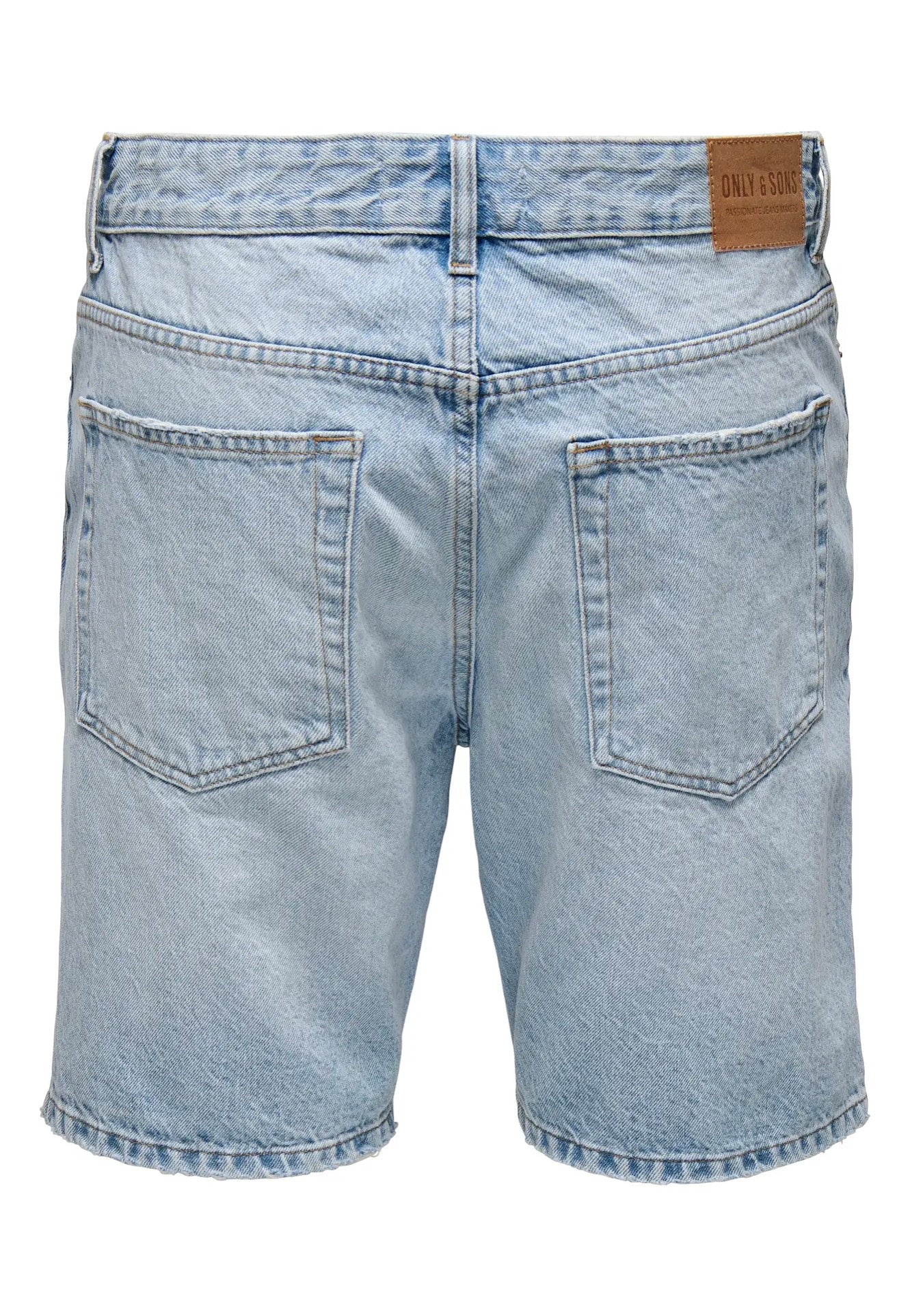 only-sons-edge-light-blue-short-jean-bleu-m image 7