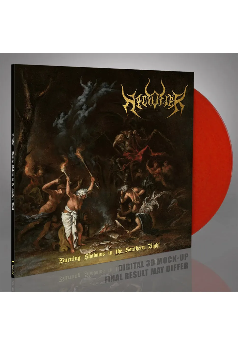 necrofier-burning-shadows-vinyle-lp-rouge-heavy-metal image 1