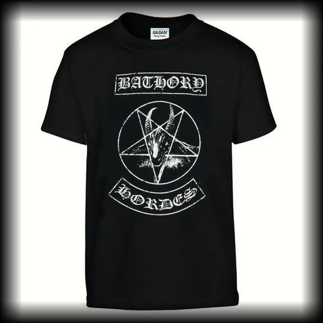 bathory-hordes-t-shirt-black-metal-gildan-m-l-xl image 1
