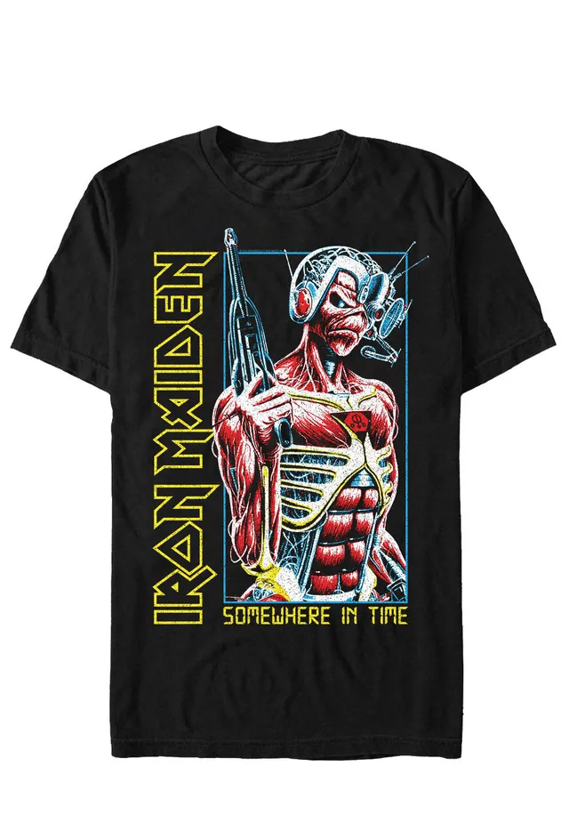 iron-maiden-somewhere-in-time-box-t-shirt-noir image 1