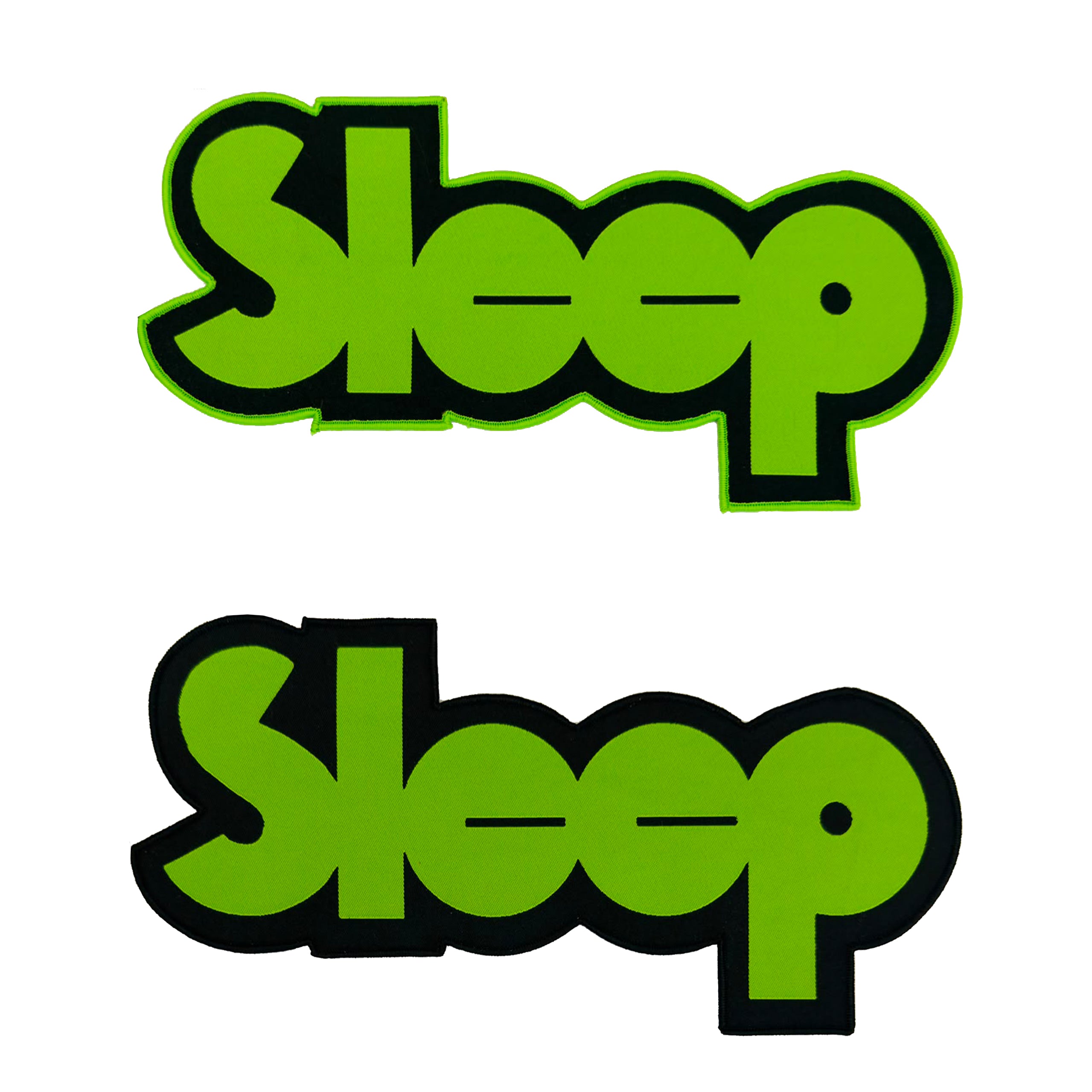 sleep-logo-patch-tiss-surdimensionn-bordure-noire image 1