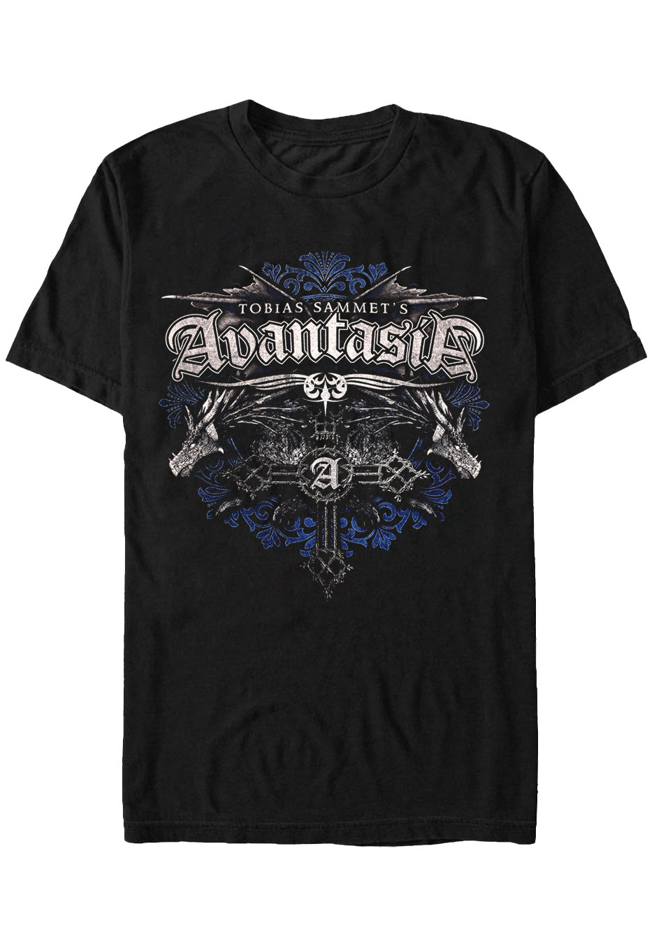 avantasia-wacken-2017-t-shirt-noir-heavy-metal image 1