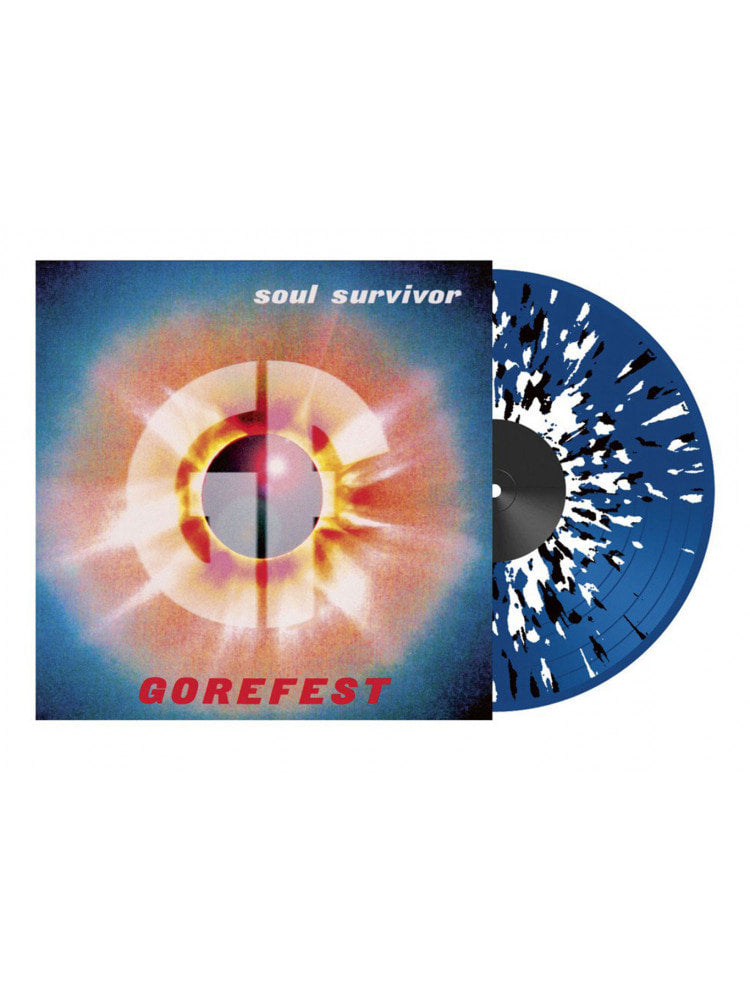 gorefest-soul-survivor-vinyle-lp-bleu-splatter-noir-blanc image 1