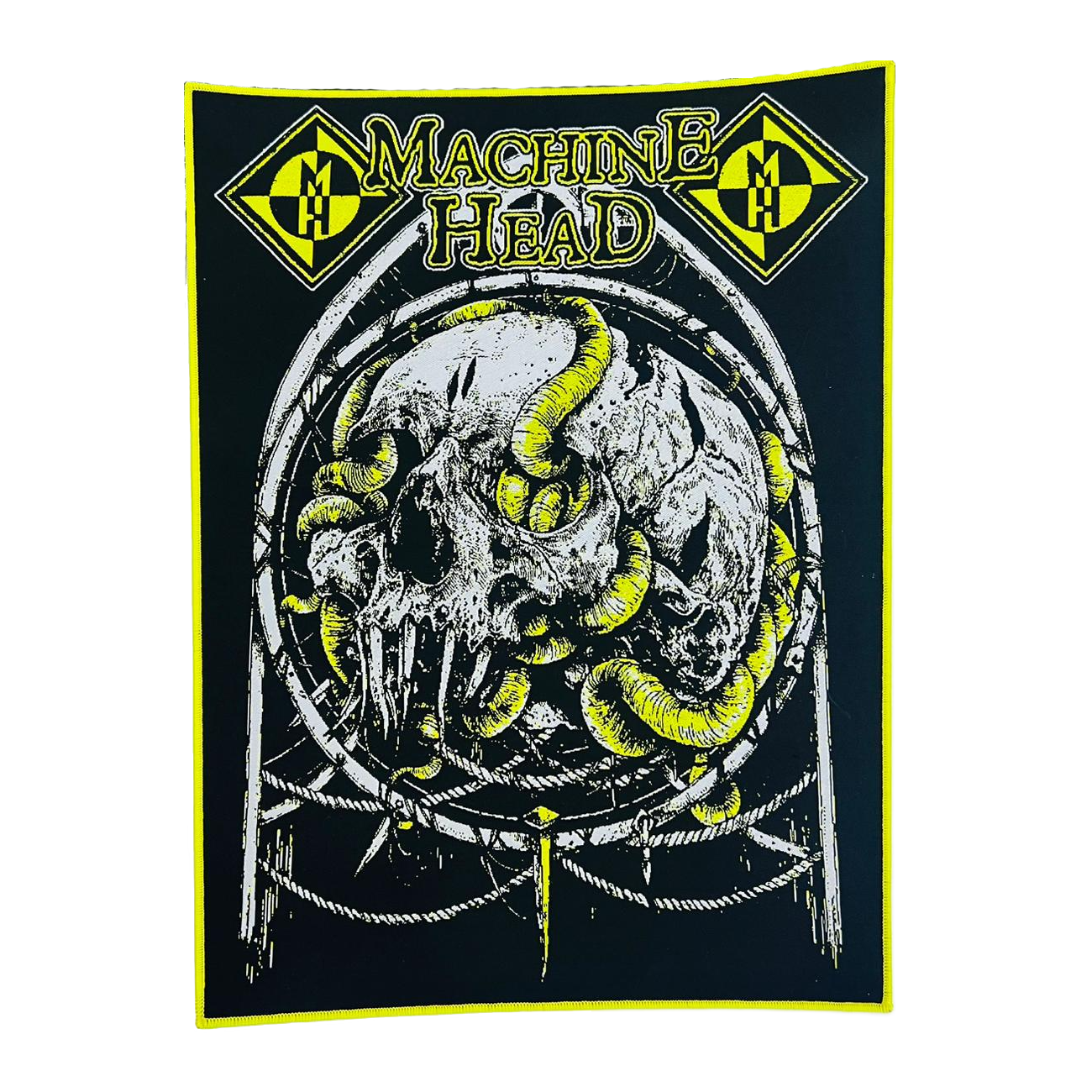 machine-head-rotten-backpatch-dos-bordure-noire image 6