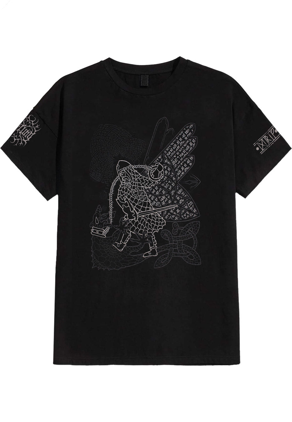 heilung-sankt-michael-t-shirt-noir-folk-metal-homme image 1