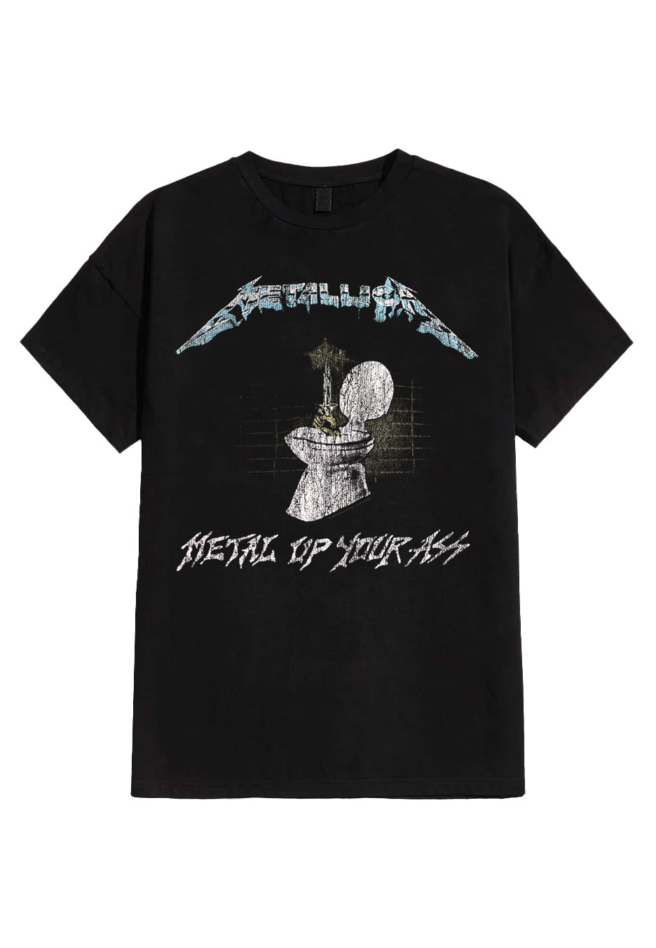 metallica-metal-up-your-ass-t-shirt-noir-homme image 1