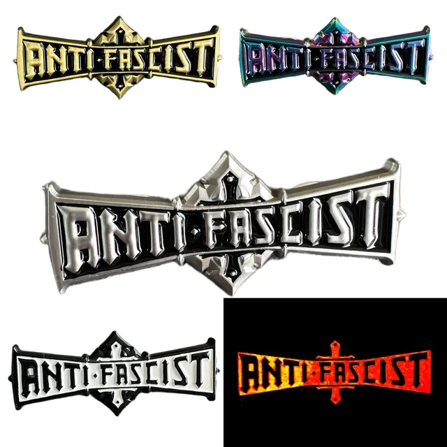 783punx-enamel-pins-anti-fascist-bolt-thrower-pin-s-laiton-antique image 1