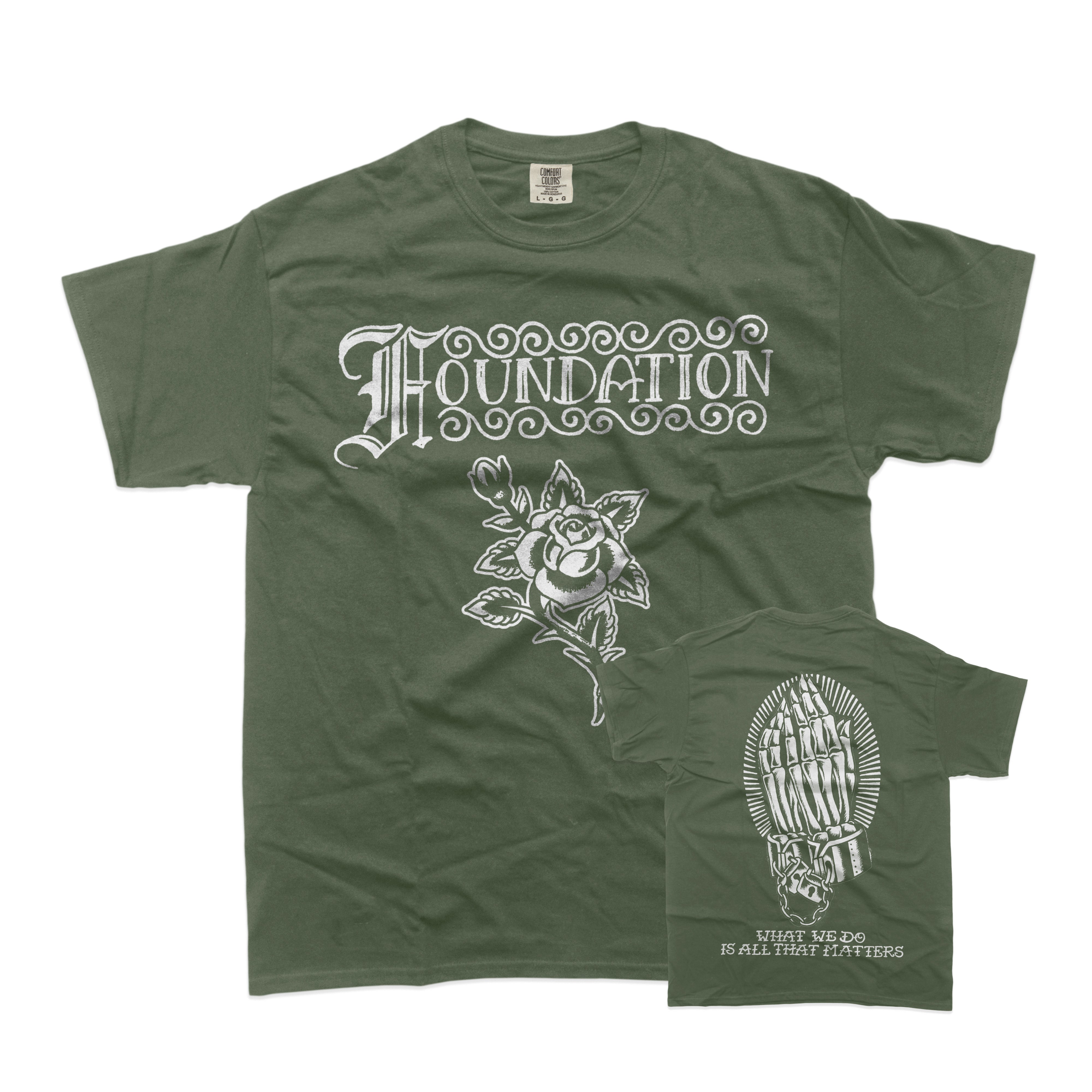 closed-casket-foundation-rose-t-shirt-coton-comfort-colors image 1