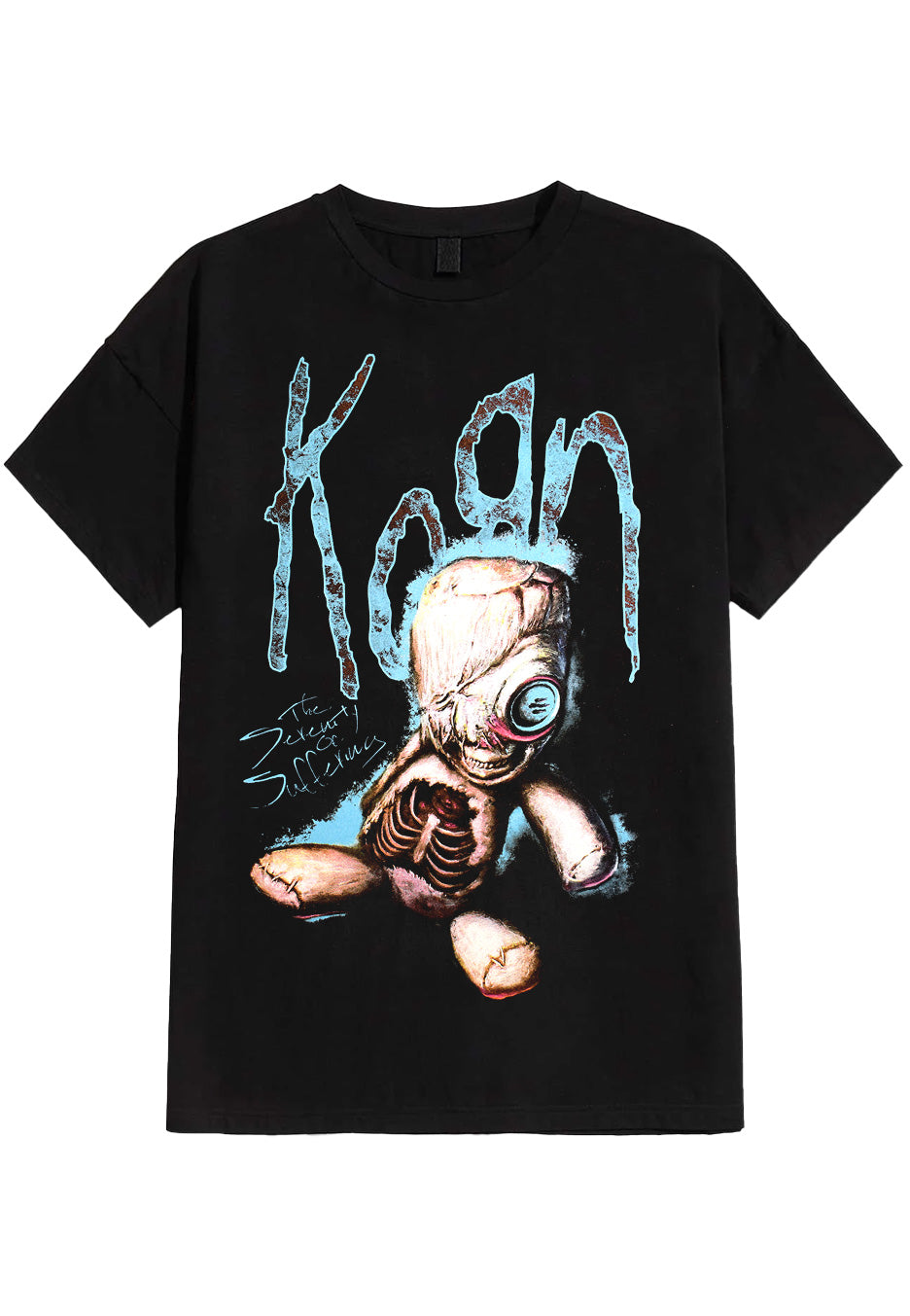 korn-sos-doll-t-shirt-noir-coton-manches-courtes image 1