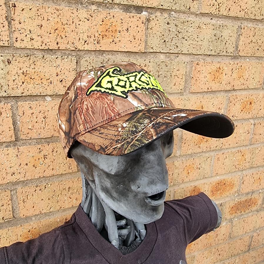 gorguts-logo-leaf-camo-casquette-baseball-phosphorescente image 2