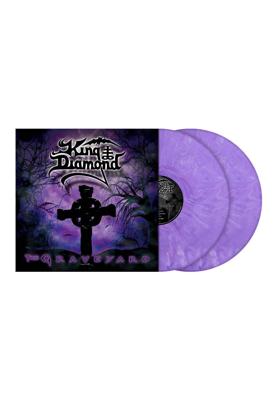 king-diamond-the-graveyard-double-vinyle-marbr-violet image 1