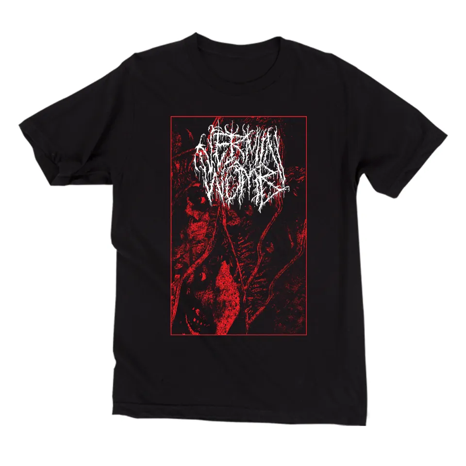 vermin-womb-retaliation-t-shirt-coton-noir-taille-l image 1