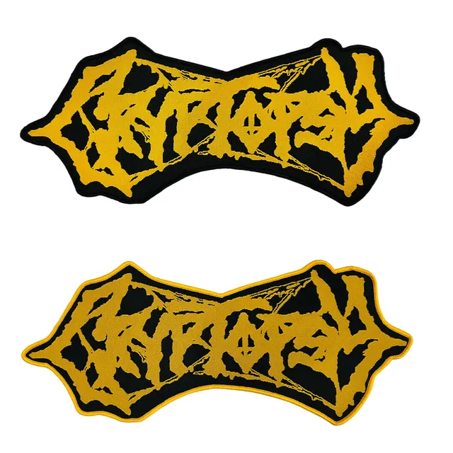 783punx-cryptopsy-yellow-logo-patch-tiss-oversize image 1