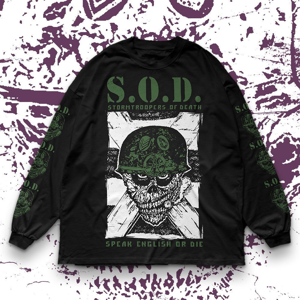 s-o-d-speak-english-or-die-longsleeve-taille-l image 2