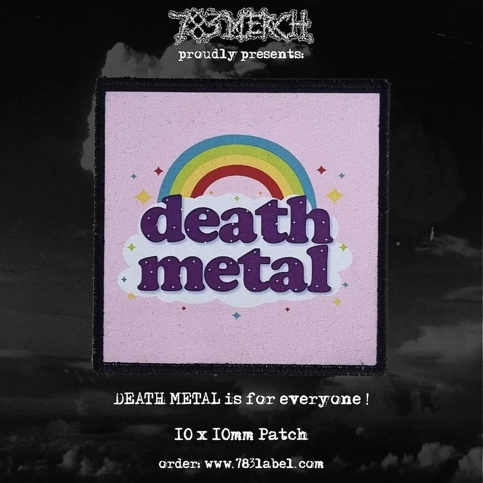 death-metal-rainbow-patch-petit-cusson image 1