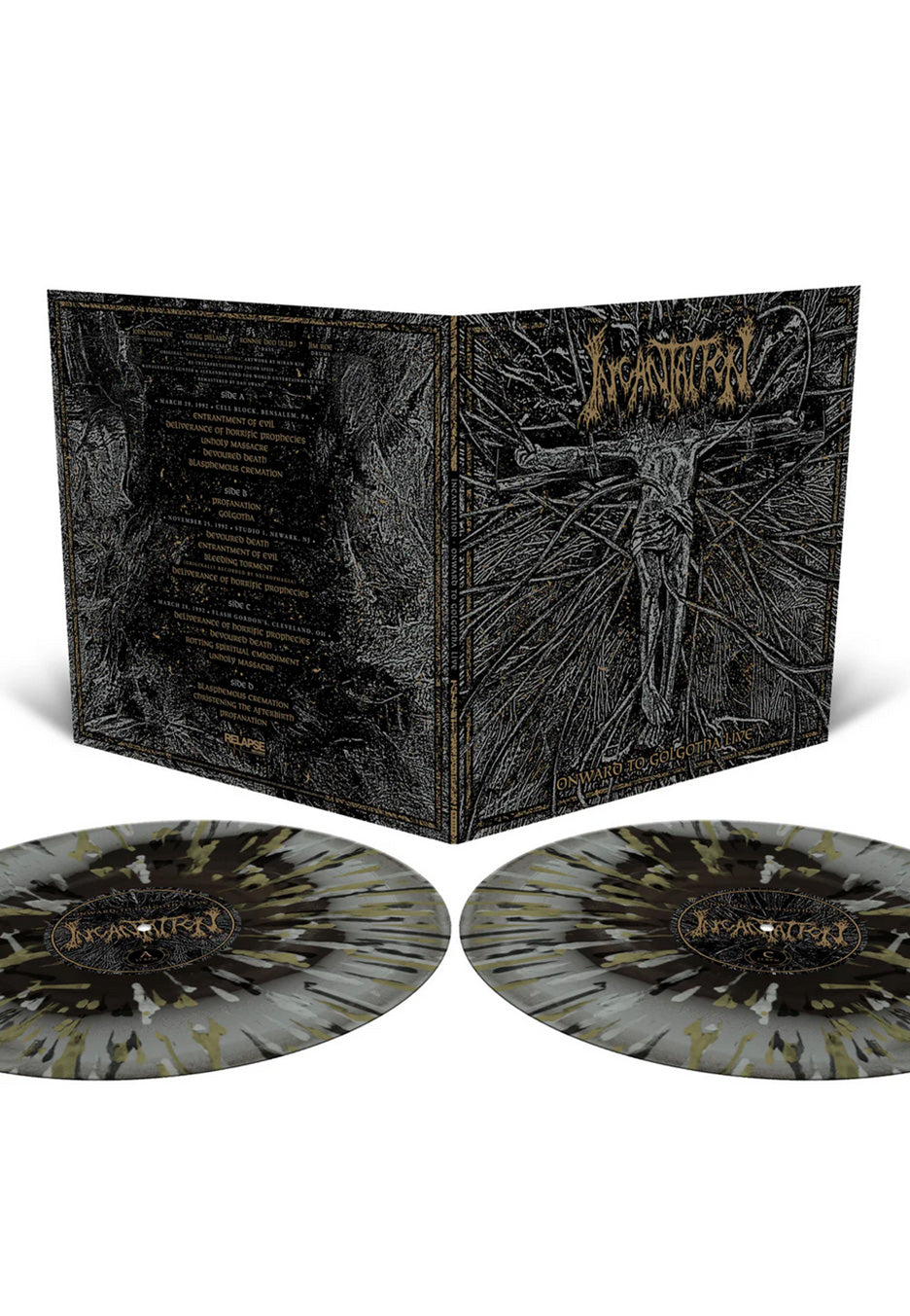 incantation-onward-to-golgotha-live-double-vinyle-splatter-limit image 1
