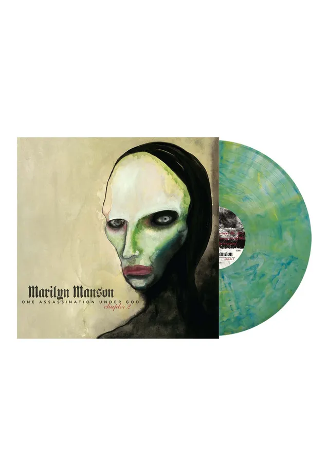 marilyn-manson-one-assassination-vinyle-vert-bleu-marbr image 1