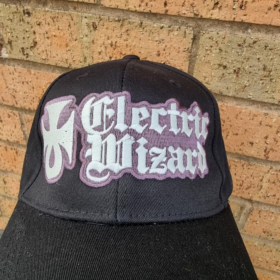 electric-wizard-logo-casquette-baseball-phosphorescente-blanche image 4