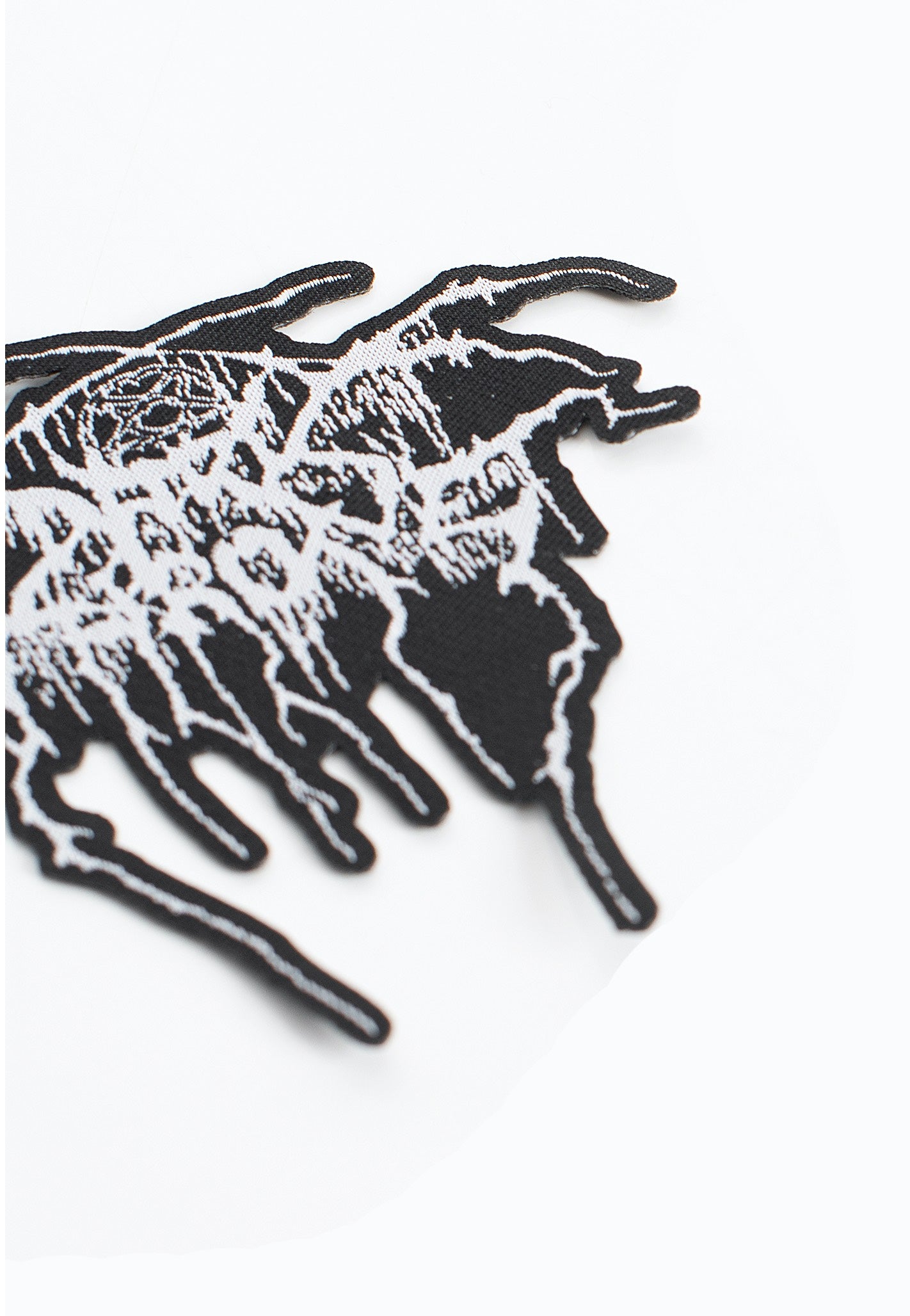darkthrone-logo-cut-out-patch-cusson-noir image 2